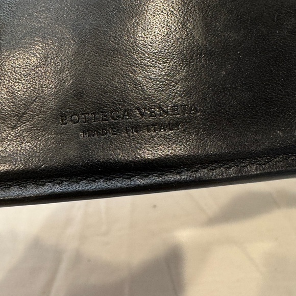 Authentic Bottega Veneta Black Woven Leather Wallet - Picture 10 of 15